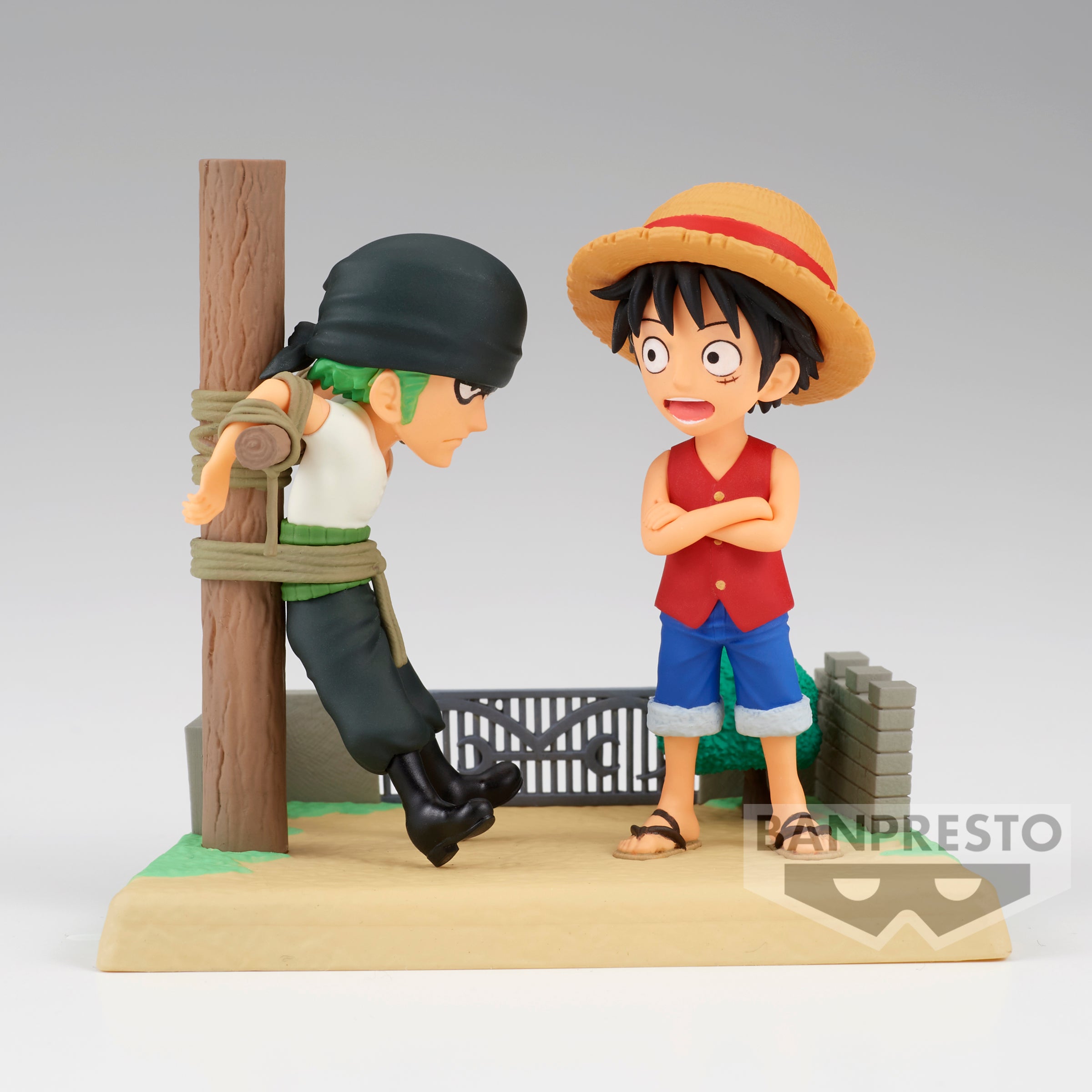 Bandai Spirits X Banpresto World Collectable Figure Log Stories - Monkey.D.Luffy & Roronoa Zoro "One Piece"