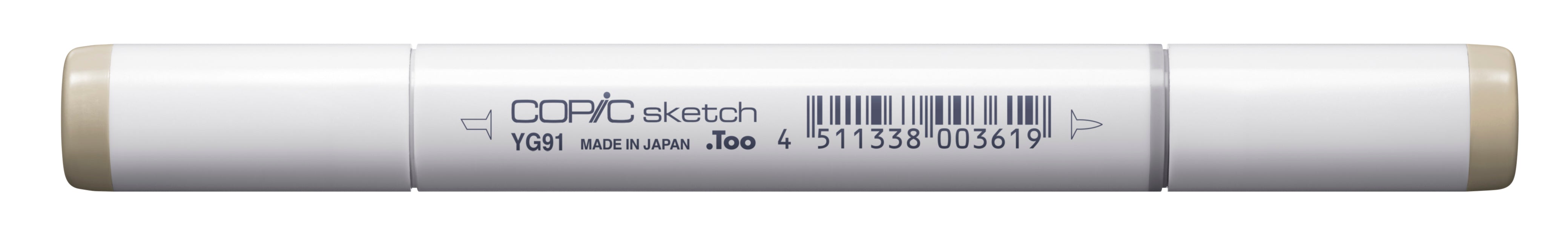 Copic Sketch Marker Yellow Greens, Putty YG91 (4511338003619)