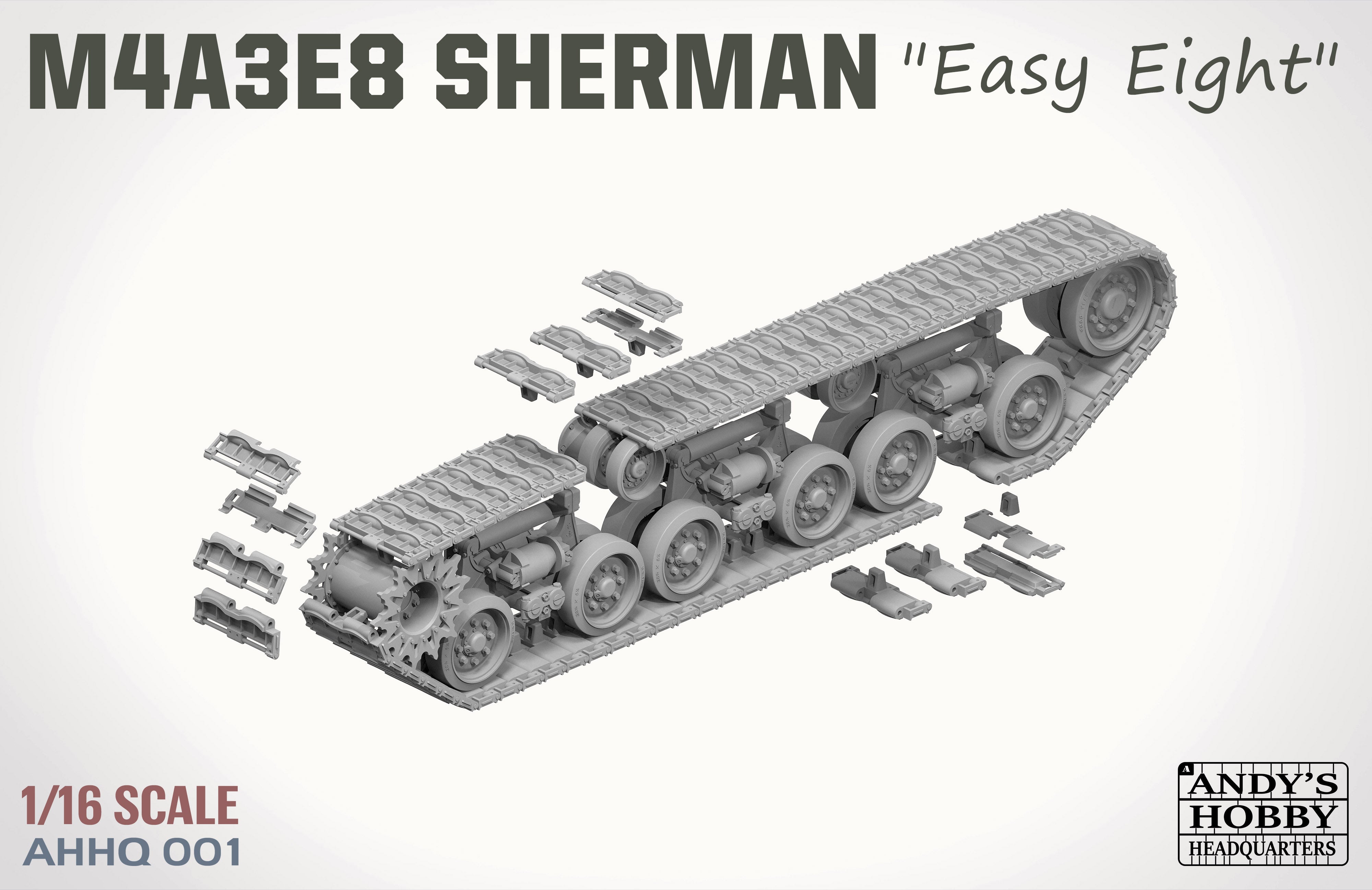 Andy's HHQ X Takom 1/16 M4A3E8 Sherman "Easy Eight" with Figure