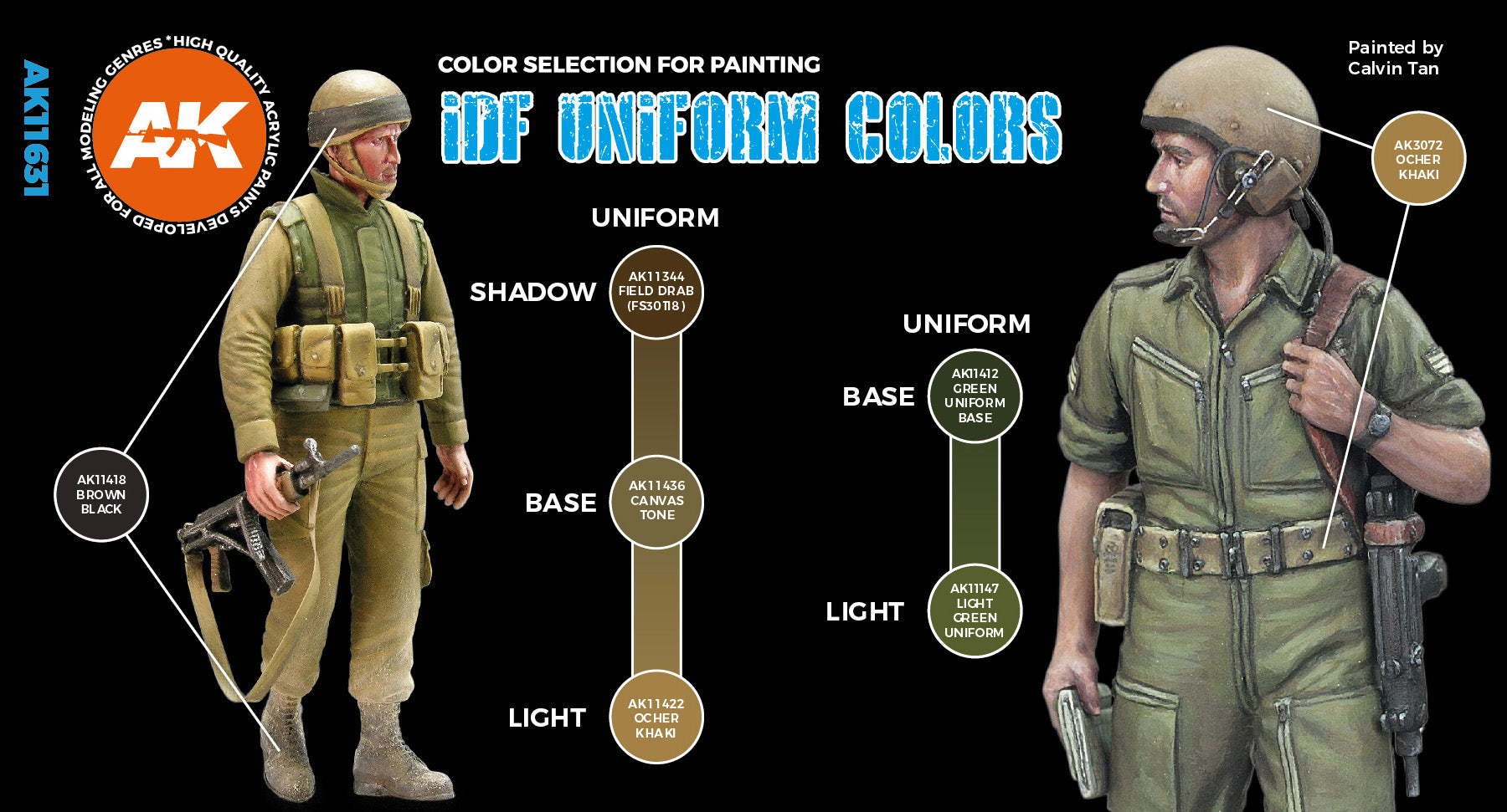 AK Interactive 3G IDF Uniform Colors