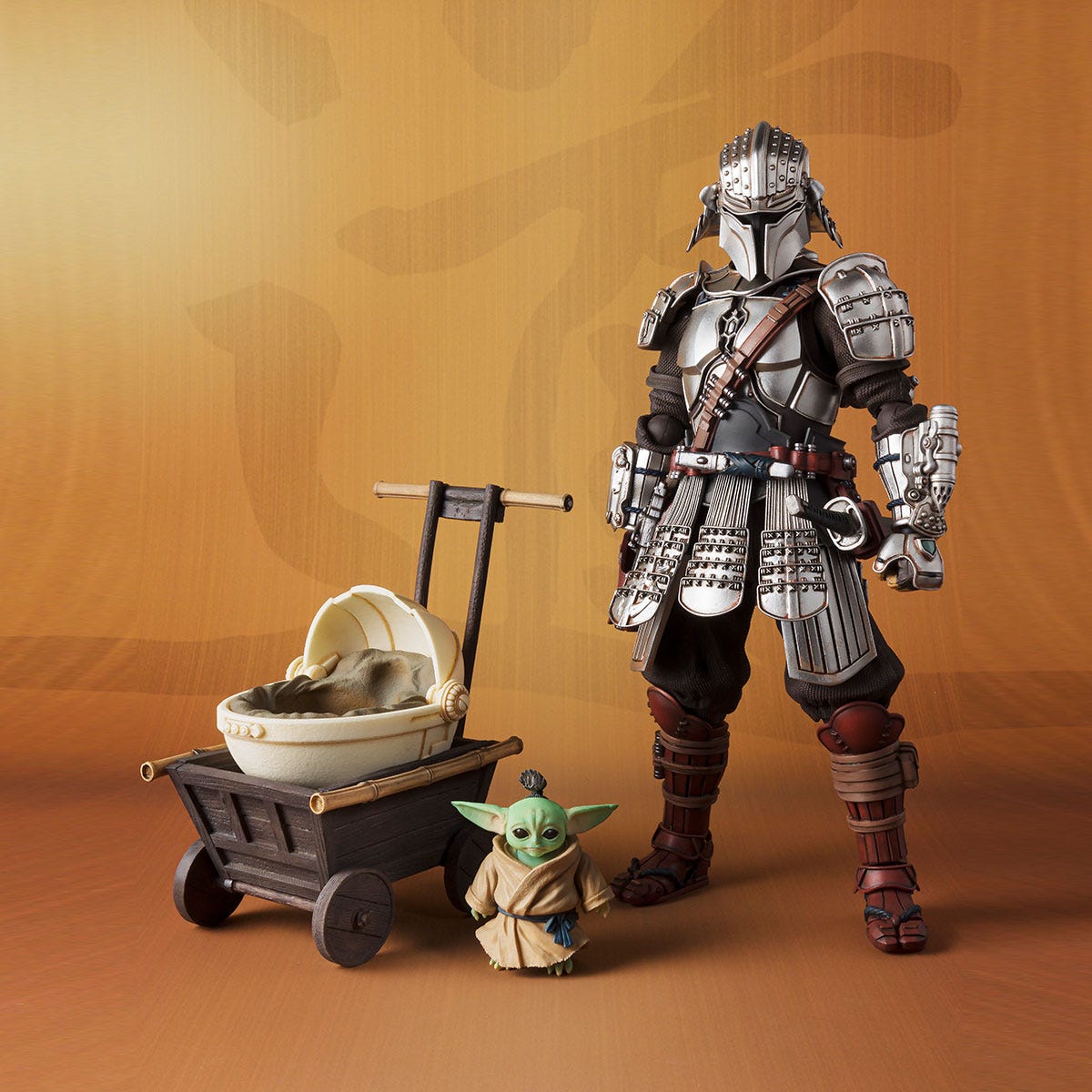 Bandai Spirits Meisho Movie Realization Ronin Mandalorian & Grogu (Beskar Armor) 'The Mandalorian'