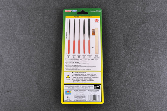 Master Tools Assorted Needle Files Set (Middle-Toothed, 5pcs) 3 x 140mm