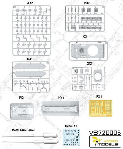 Vespid Models 1/72 Flakpanzer VIII Maus