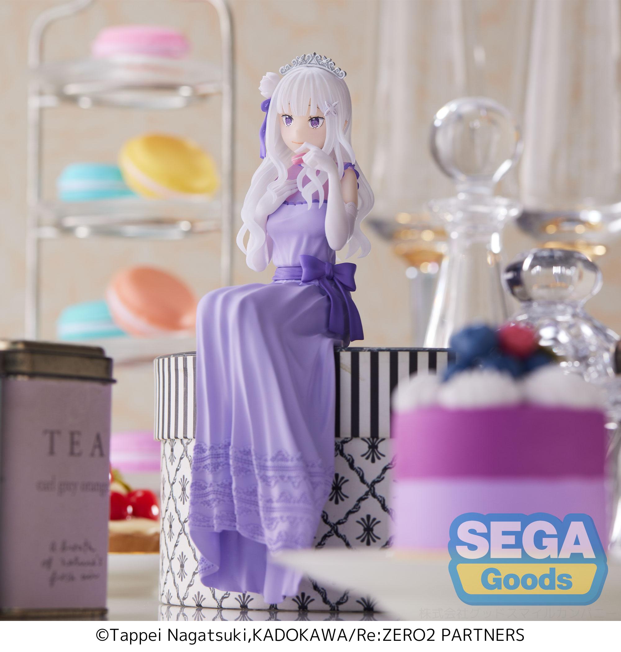 Good Smile Company Re:ZERO -Starting Life in Another World-: Lost in Memories Emilia Dressed-Up Party PM Perching Figure