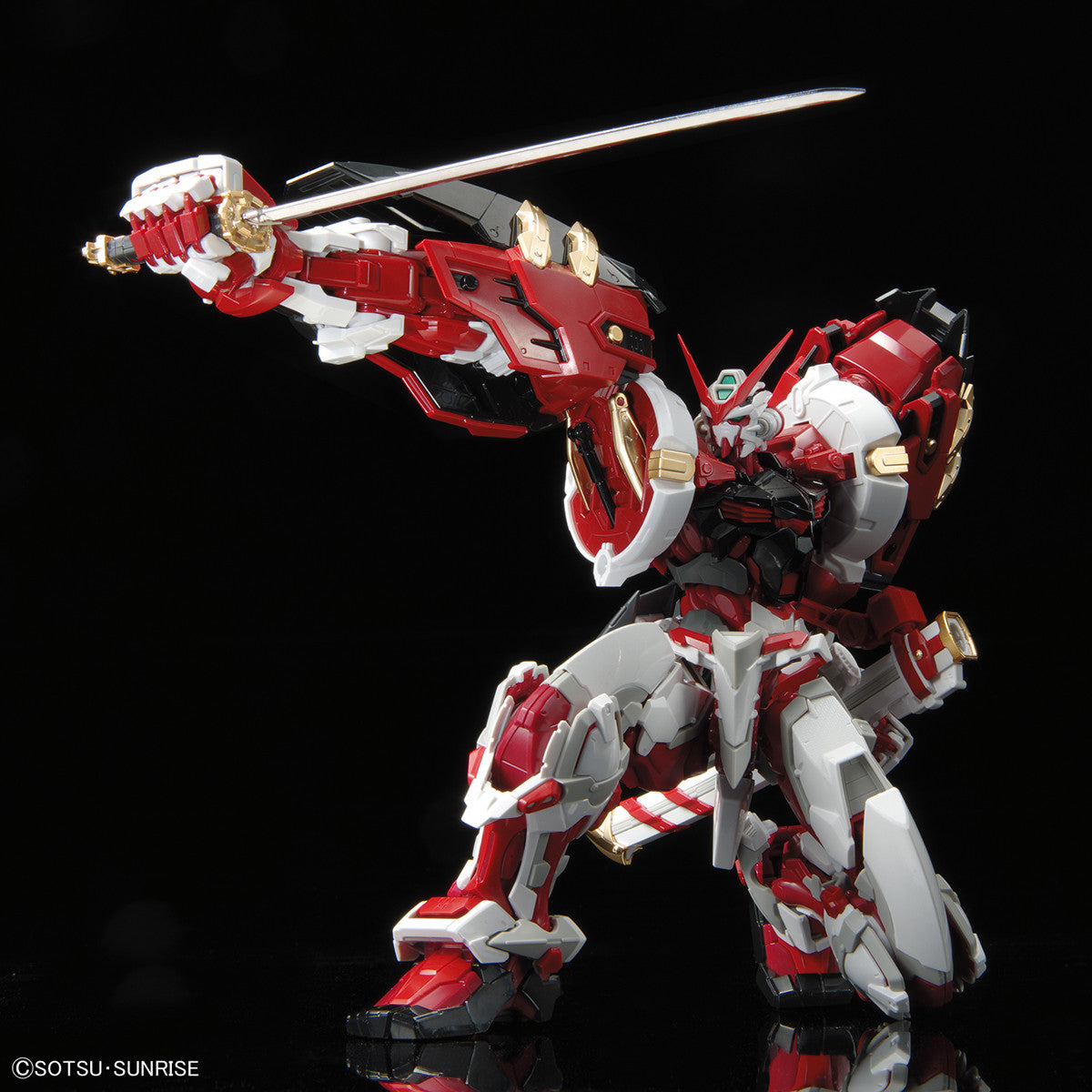 Bandai 1/100 High-Resolution Model Gundam Astray Red Frame Powered Red