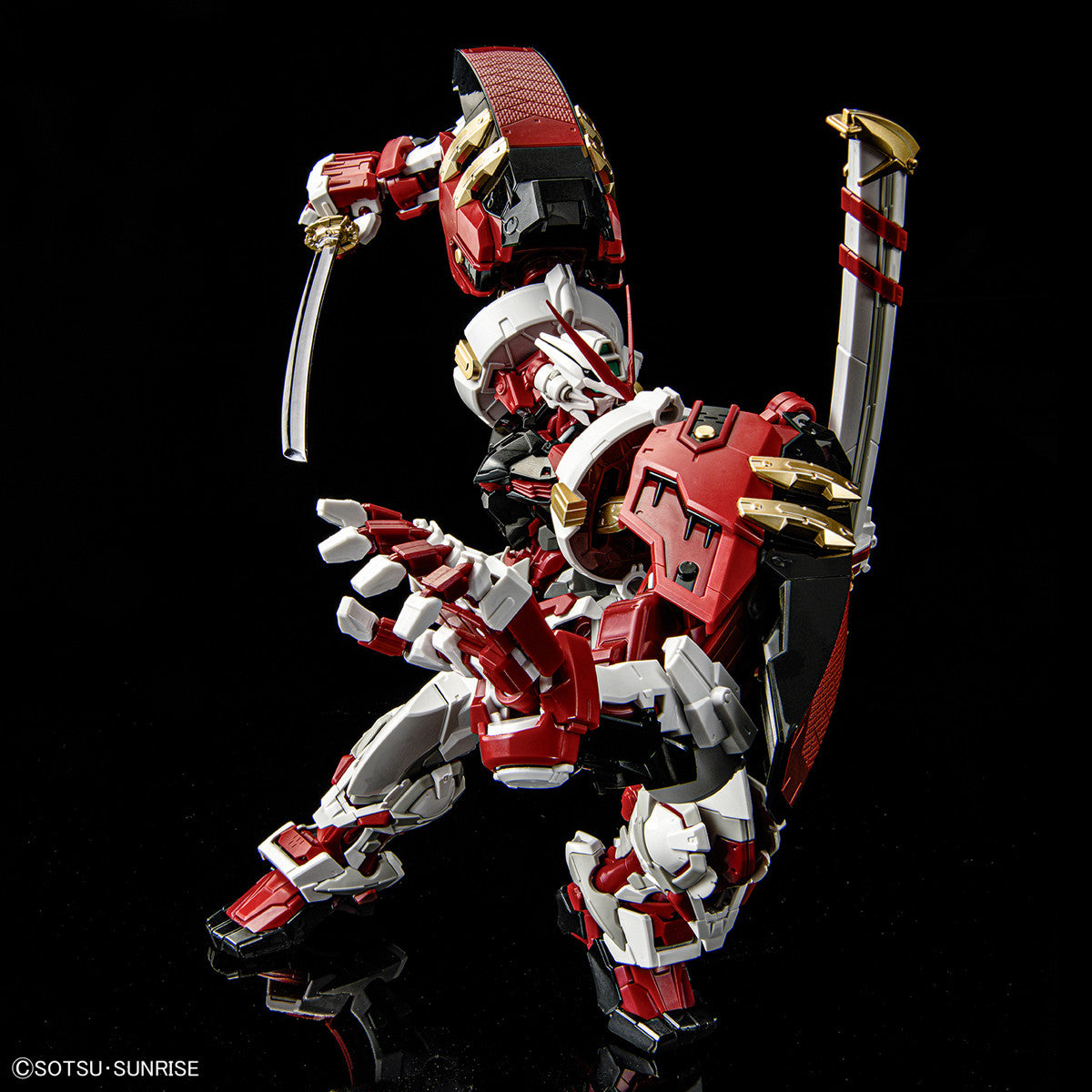 Bandai 1/100 High-Resolution Model Gundam Astray Red Frame Powered Red