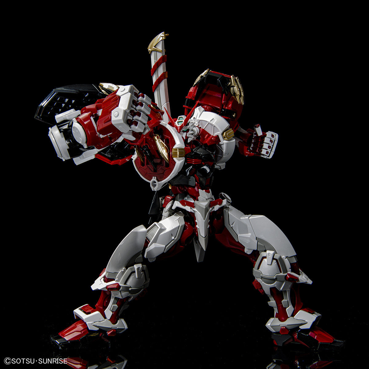 Bandai 1/100 High-Resolution Model Gundam Astray Red Frame Powered Red