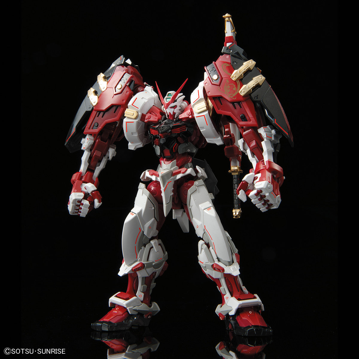 Bandai 1/100 High-Resolution Model Gundam Astray Red Frame Powered Red