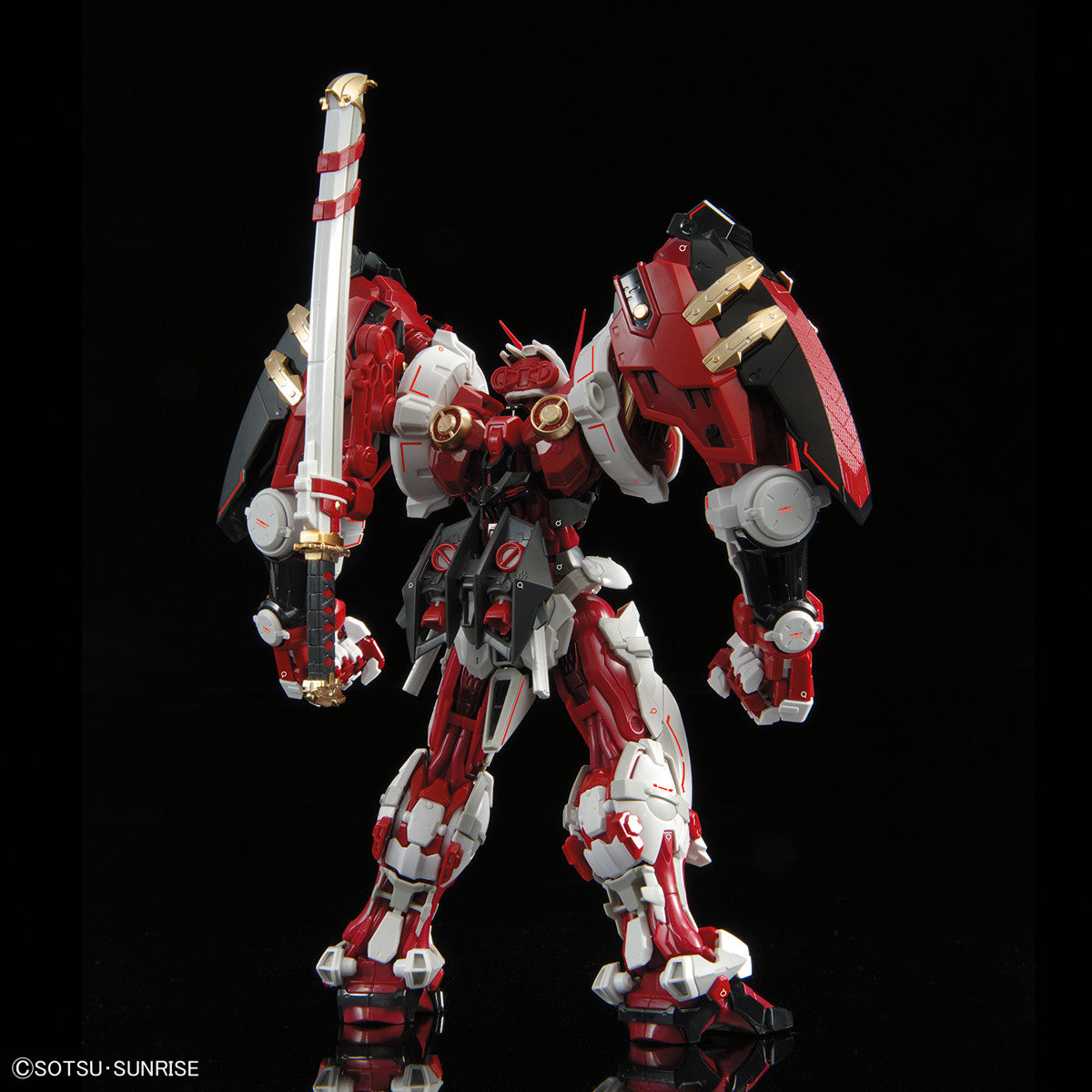 Bandai 1/100 High-Resolution Model Gundam Astray Red Frame Powered Red