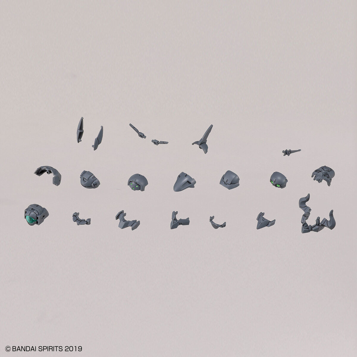 Bandai 30MM 1/144 Option Parts Set 7 (Customize Heads B) - P-REX Hobby