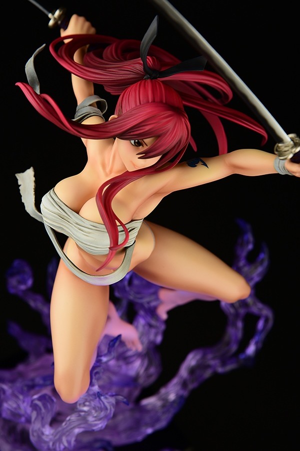 Fairy Tail - Erza Scarlet - Samurai Light Flame Manjo ver. Jet Black - 1/6(Orca Toys)