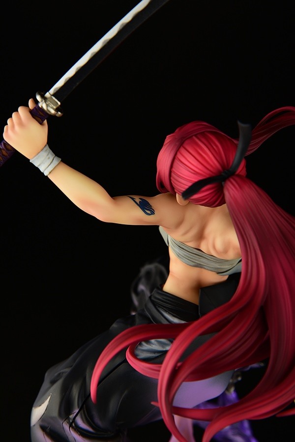 Fairy Tail - Erza Scarlet - Samurai Light Flame Manjo ver. Jet Black - 1/6(Orca Toys)