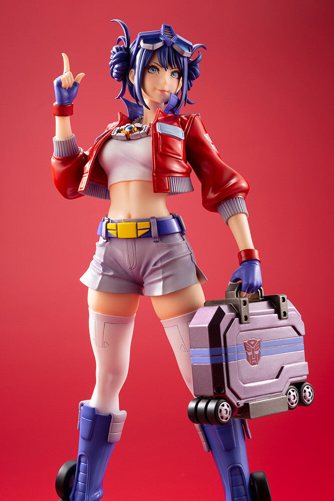 Kotobukiya 1/7 Transformers Series Optimus Prime Deluxe Edition Bishoujo, Pre-Painted PVC Statue