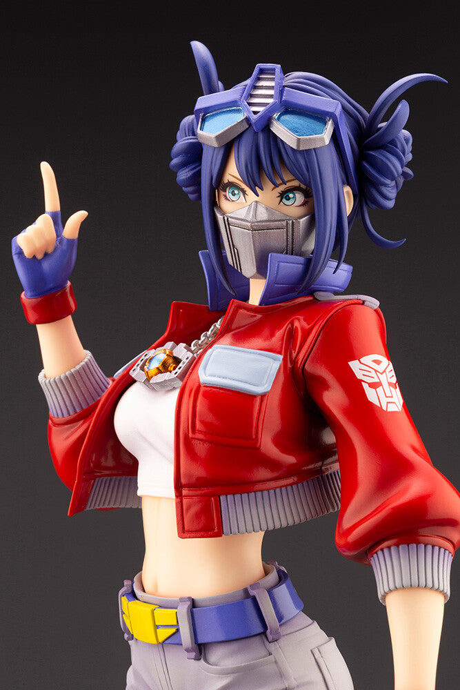 Kotobukiya 1/7 Transformers Series Optimus Prime Deluxe Edition Bishoujo, Pre-Painted PVC Statue