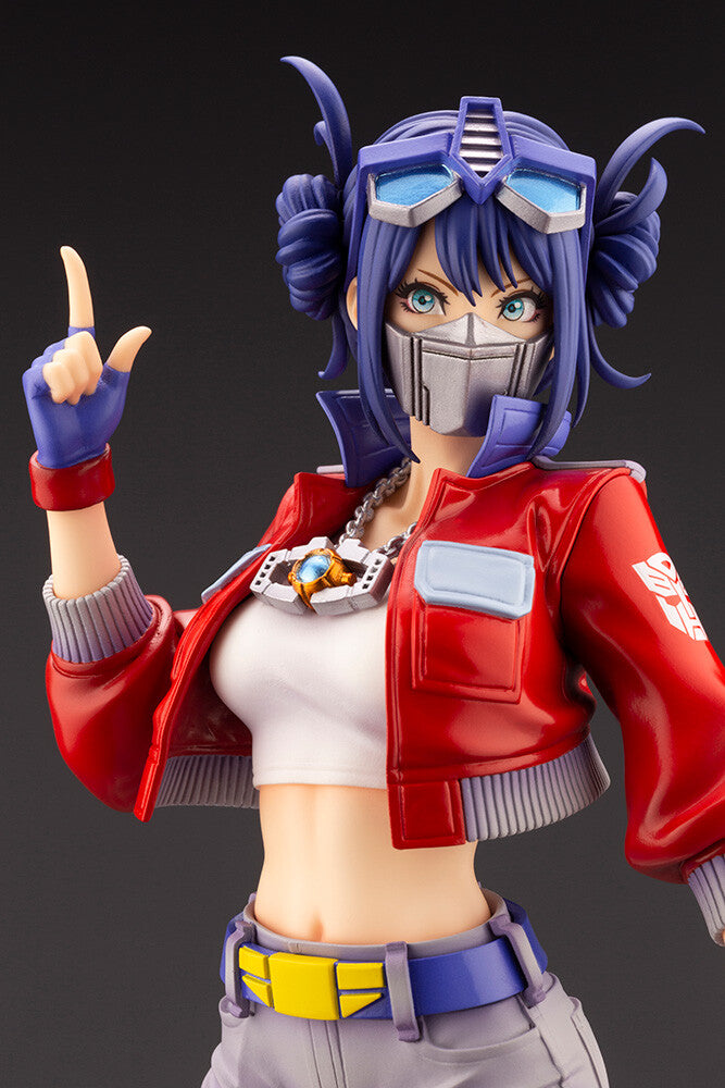 Kotobukiya 1/7 Transformers Series Optimus Prime Deluxe Edition Bishoujo, Pre-Painted PVC Statue