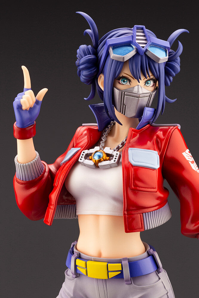 Kotobukiya 1/7 Transformers Series Optimus Prime Deluxe Edition Bishoujo, Pre-Painted PVC Statue