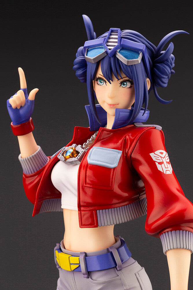 Kotobukiya 1/7 Transformers Series Optimus Prime Deluxe Edition Bishoujo, Pre-Painted PVC Statue