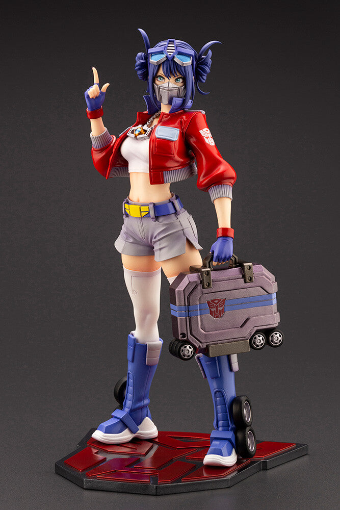 Kotobukiya 1/7 Transformers Series Optimus Prime Deluxe Edition Bishoujo, Pre-Painted PVC Statue