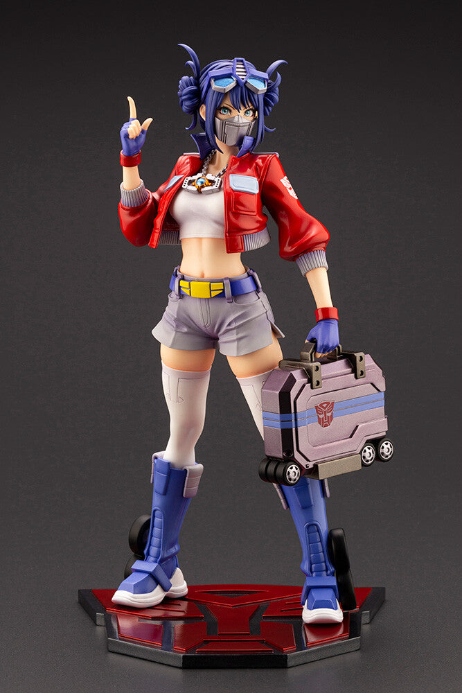 Kotobukiya 1/7 Transformers Series Optimus Prime Deluxe Edition Bishoujo, Pre-Painted PVC Statue