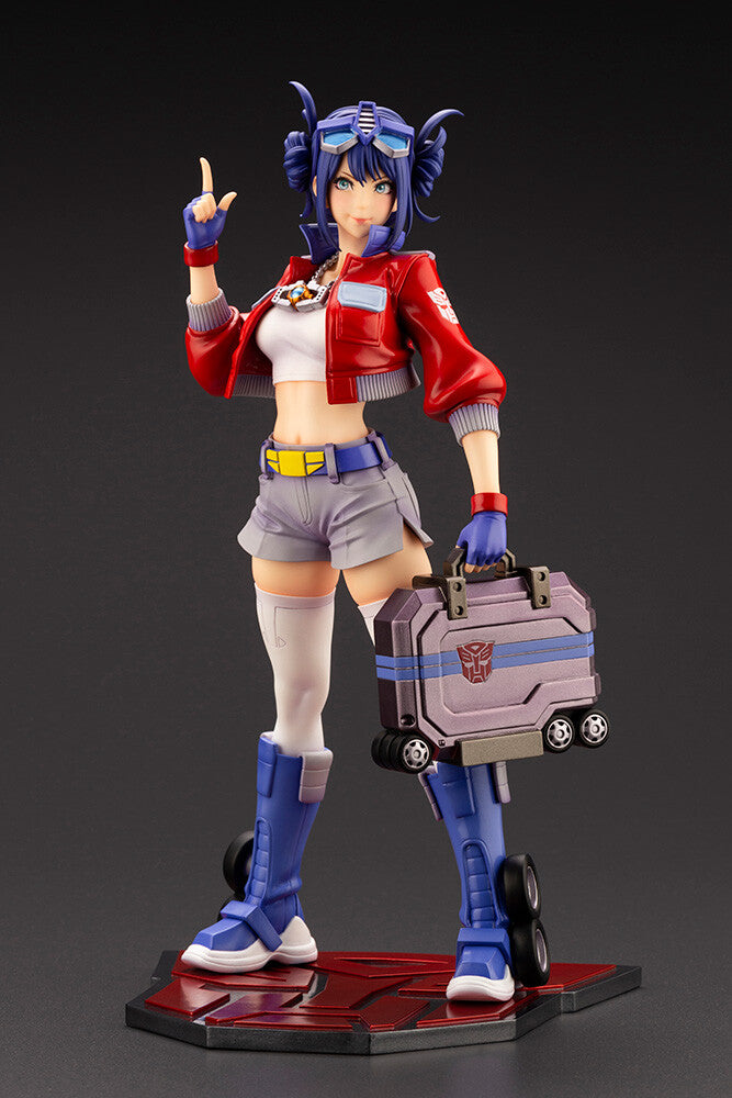 Kotobukiya 1/7 Transformers Series Optimus Prime Deluxe Edition Bishoujo, Pre-Painted PVC Statue