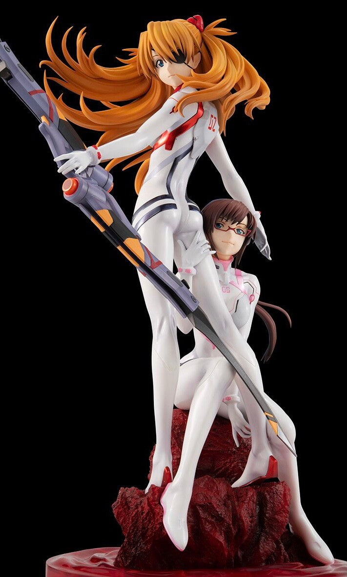 Megahouse GEM Series Asuka Langley Shikinami & Mari Makinami Illustrious (3.0 + 1.0 Thrice Upon a Time) "Evangelion"