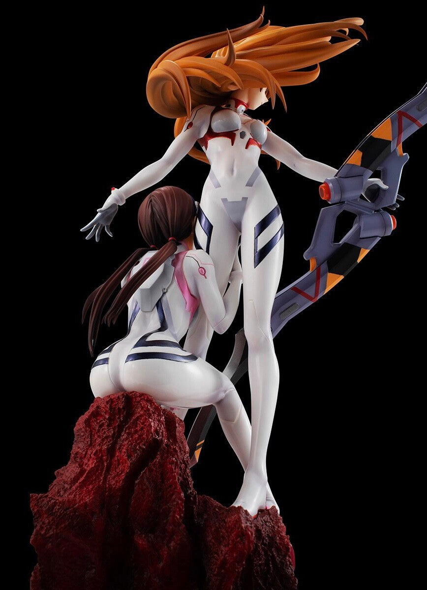 Megahouse GEM Series Asuka Langley Shikinami & Mari Makinami Illustrious (3.0 + 1.0 Thrice Upon a Time) "Evangelion"