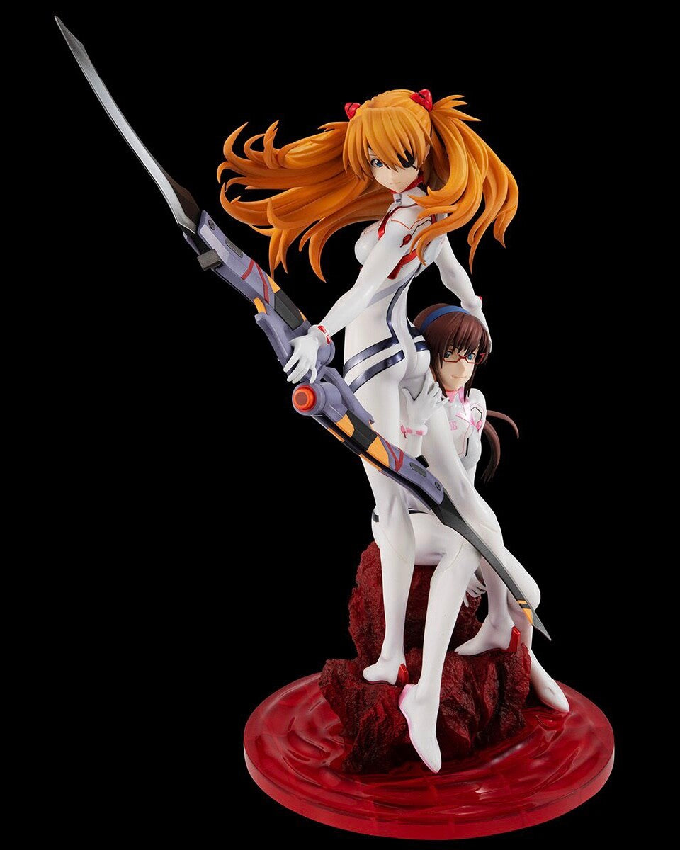 Megahouse GEM Series Asuka Langley Shikinami & Mari Makinami Illustrious (3.0 + 1.0 Thrice Upon a Time) "Evangelion"