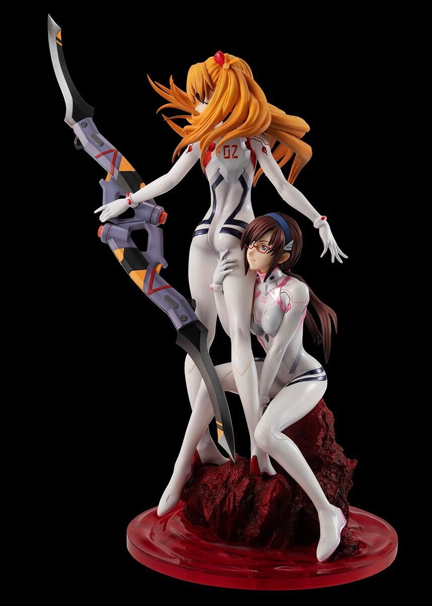 Megahouse GEM Series Asuka Langley Shikinami & Mari Makinami Illustrious (3.0 + 1.0 Thrice Upon a Time) "Evangelion"