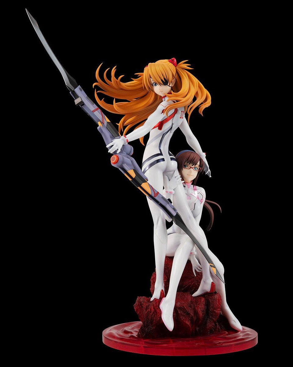 Megahouse GEM Series Asuka Langley Shikinami & Mari Makinami Illustrious (3.0 + 1.0 Thrice Upon a Time) "Evangelion"