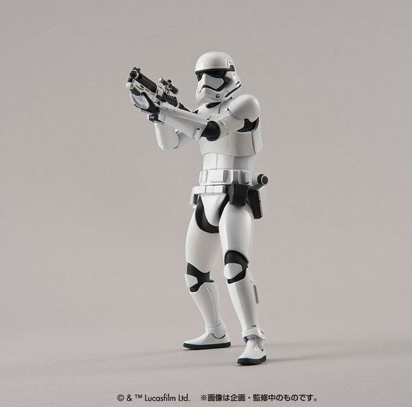 First Order Stormtrooper - Characters & Creatures, Star Wars Plastic Model - 1/12(Bandai)