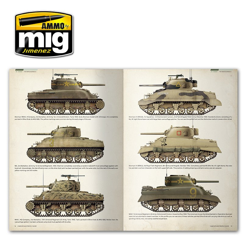 Ammo Mig Sherman: The American Miracle - Camouflage Profile Guide (English)