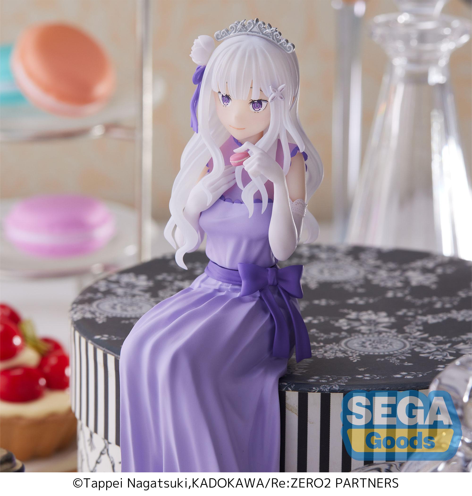 Good Smile Company Re:ZERO -Starting Life in Another World-: Lost in Memories Emilia Dressed-Up Party PM Perching Figure