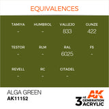AK Interactive 3G Acrylic Alga Green 17ml