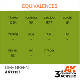 AK Interactive 3G Acrylic Lime Green 17ml