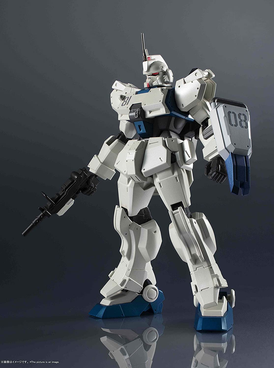 Bandai RX-79[G]Ez-8 Gundam Ez-8 'Mobile Suit Gundam: The 08th MS Team', Bandai Gundam Universe (5.9 Inch approx)