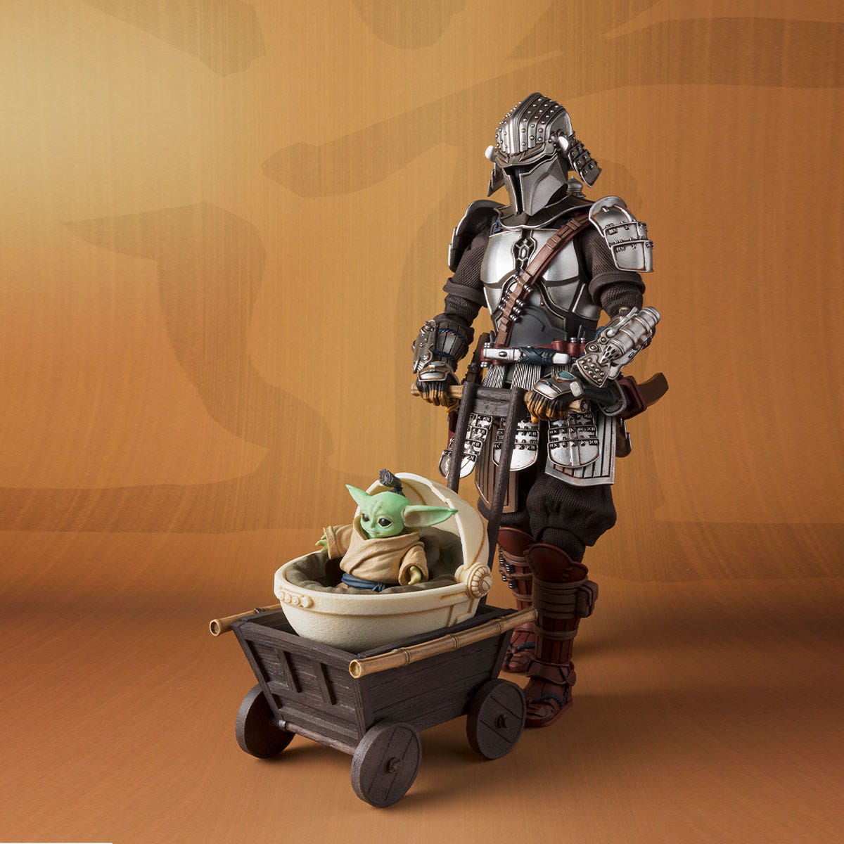 Bandai Spirits Meisho Movie Realization Ronin Mandalorian & Grogu (Beskar Armor) 'The Mandalorian'