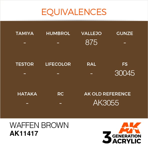 AK Interactive 3G Waffen Brown