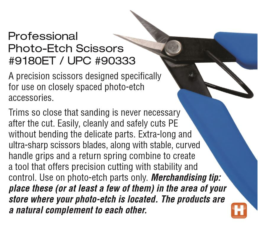 Xuron Professional Photo-Etch Scissor (9180ET) 90333