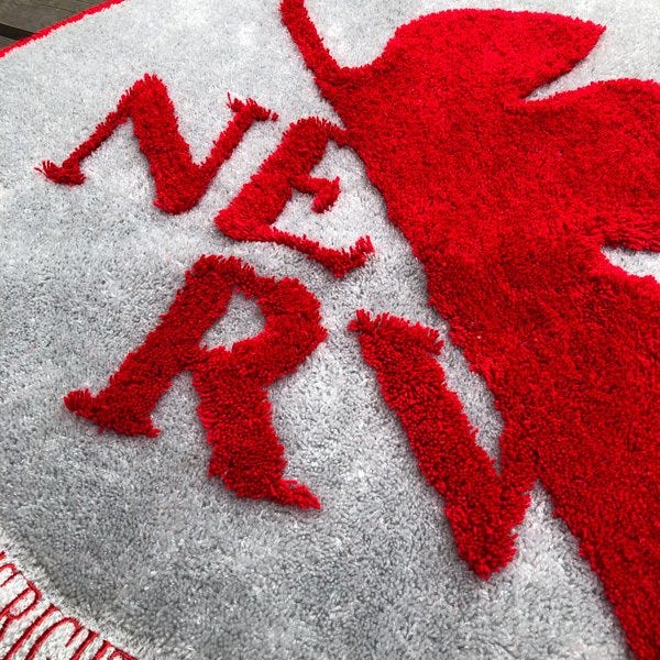 Marushin Nerv Logo Floor Mat 'Evangelion'