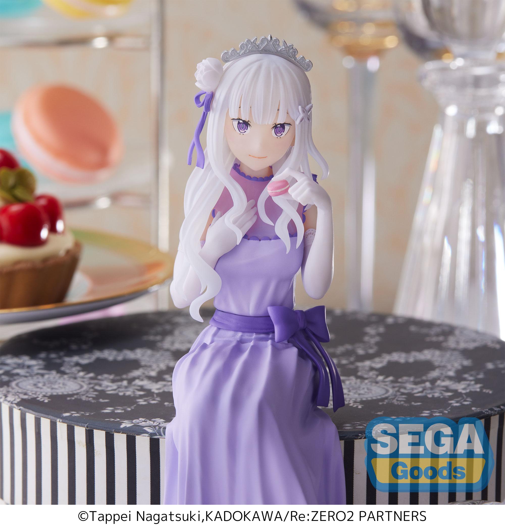 Good Smile Company Re:ZERO -Starting Life in Another World-: Lost in Memories Emilia Dressed-Up Party PM Perching Figure