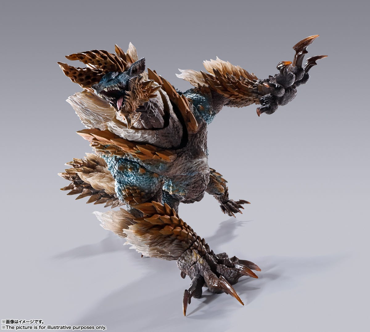 Bandai Spirits S.H.MonsterArts Zinogre Monster Hunter World Iceborne