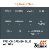 AK Interactive 3G French Greyish Blue