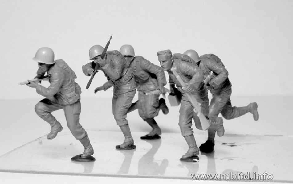 MASTER BOX 1/35 'Move, move, move' US Soldiers, Operation Overlord period, 1944