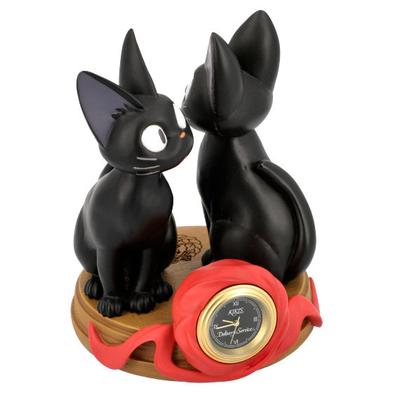 Benelic Jiji and Stuffed Plush Jiji Statue Desk Clock "Kiki's Delivery Service"