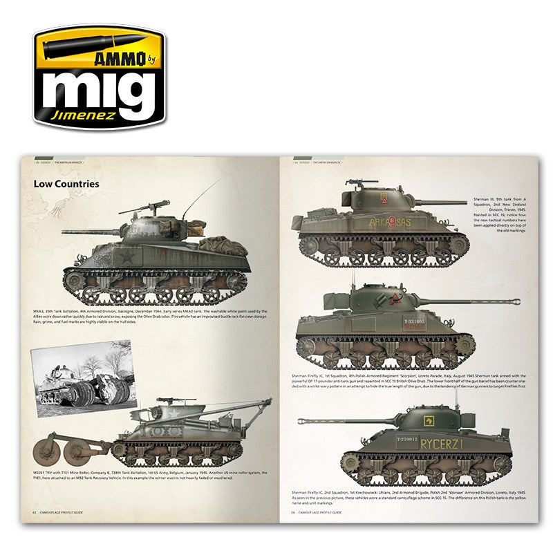 Ammo Mig Sherman: The American Miracle - Camouflage Profile Guide (English)