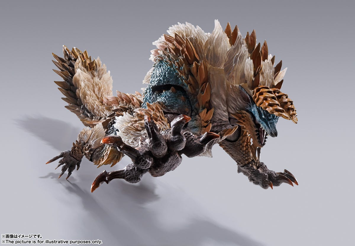 Bandai Spirits S.H.MonsterArts Zinogre Monster Hunter World Iceborne