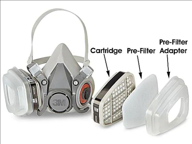 3M 6000 Series Half Facepiece Reusable Respirator Mask (Large)