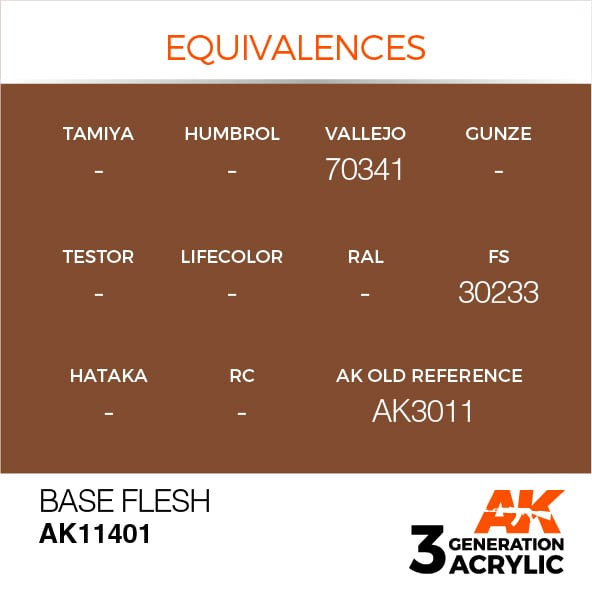 AK Interactive 3G Base Flesh