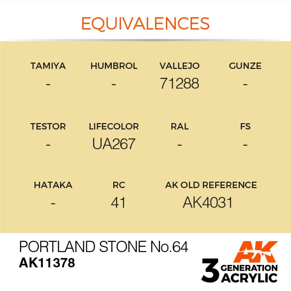 AK Interactive 3G Portland Stone No.64