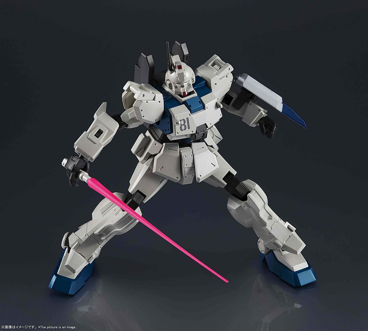 Bandai RX-79[G]Ez-8 Gundam Ez-8 'Mobile Suit Gundam: The 08th MS Team', Bandai Gundam Universe (5.9 Inch approx)